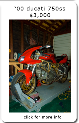 00 ducati 750ss $3000